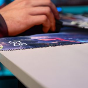 Podkładka Tilt PODKŁADKA GAMINGOWA Futurystyczne Tokio 90x40 TILT XL Wytrzymała 5