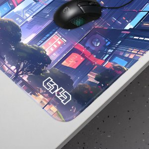 Podkładka Tilt PODKŁADKA GAMINGOWA Futurystyczne Tokio 90x40 TILT XL Wytrzymała 7