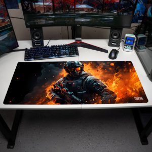 Podkładka Tilt PODKŁADKA POD MYSZ MYSZKĘ Nowoczesna Wojna 90x40 TILT Duża Na biurko 3