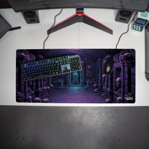 Podkładka Tilt PODKŁADKA POD MYSZ MYSZKĘ Retro Krypta 90x40 TILT XL Gamingowa 3