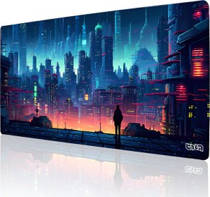 Podkładka Tilt DUŻA PODKŁADKA POD MYSZKĘ Retro Cyberpunk 100x50 TILT Antypoślizgowa XXL 1