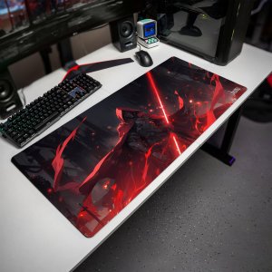 Podkładka Tilt DUŻA PODKŁADKA POD MYSZKĘ Czerwone Świetliste Ostrze 90x40 TILT Na biurko 2