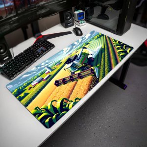 Podkładka Tilt PODKŁADKA GAMINGOWA Letnie Żniwa 90x40 TILT Wodoodporna Antypoślizgowa 2