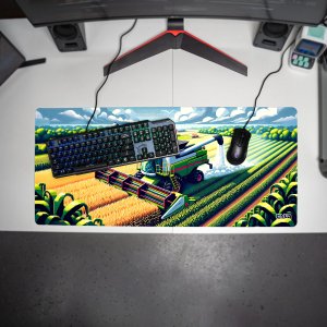 Podkładka Tilt PODKŁADKA GAMINGOWA Letnie Żniwa 90x40 TILT Wodoodporna Antypoślizgowa 3