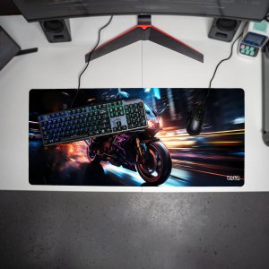 Podkładka Tilt PODKŁADKA POD MYSZKĘ XXL Neonowy Jednoślad 90x40 TILT Wodoodporna 4