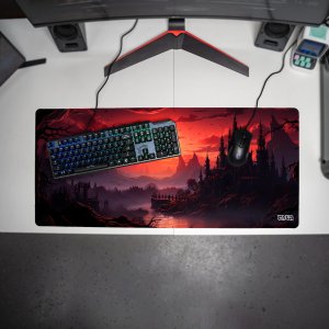 Podkładka Tilt PODKŁADKA POD KLAWIATURĘ Moonshadow Keep 90x40 TILT Wytrzymała Gamingowa 4