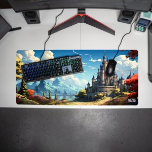 Podkładka Tilt PODKŁADKA POD KLAWIATURĘ Oakheart 90x40 TILT XL XXL Wytrzymała Wodoodporna 3