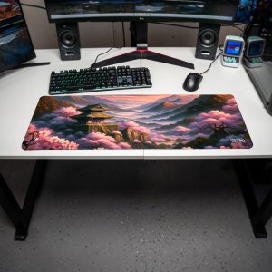 Podkładka Tilt PODKŁADKA POD MYSZ GAMINGOWA Stara Japońska Świątynia 80x30 TILT 2