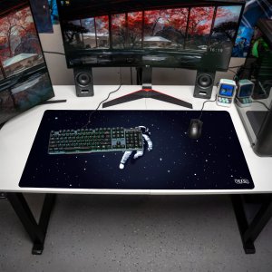 Podkładka Tilt PODKŁADKA GAMINGOWA Zagubiony Astronauta 100x50 TILT Antypoślizgowa XXL 3