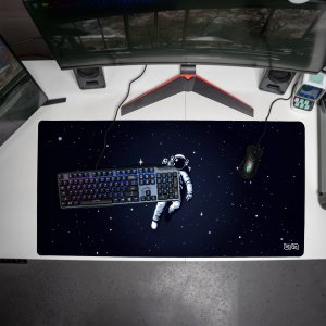 Podkładka Tilt PODKŁADKA GAMINGOWA Zagubiony Astronauta 100x50 TILT Antypoślizgowa XXL 4