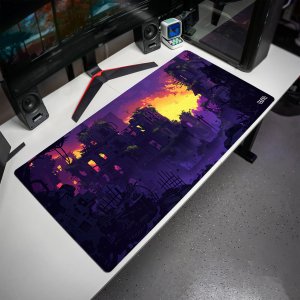 Podkładka Tilt PODKŁADKA GAMINGOWA Purple Dawn 100x50 TILT XXL Dla gracza Duża 1