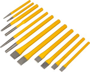 Faster Tools FASTER TOOLS komplet przecinaki + punktaki + wybijaki 12szt. PCV one size 2