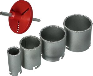 Faster Tools FASTER TOOLS Otwornica koronowa z nasypem wolframu - 5cz. 33 - 73 one size 2