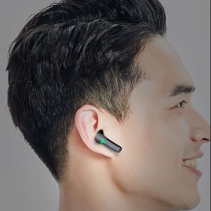 Słuchawki Alogy Słuchawki bezprzewodowe Bluetooth 5.2 Alogy TWS 9D EarPhones z stacja dokująca z mikrofon PowerBank dla graczy Czarne 12