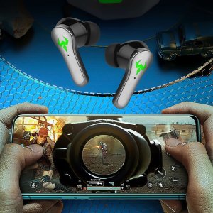 Słuchawki Alogy Słuchawki bezprzewodowe Bluetooth 5.2 Alogy TWS 9D EarPhones z stacja dokująca z mikrofon PowerBank dla graczy Czarne 15