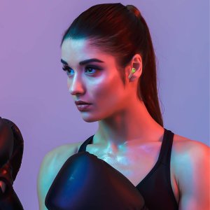 Słuchawki Alogy Słuchawki bezprzewodowe Bluetooth 5.2 Alogy TWS 9D EarPhones z stacja dokująca z mikrofon PowerBank dla graczy Czarne 3