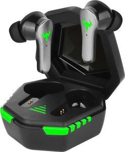 Słuchawki Alogy Słuchawki bezprzewodowe Bluetooth 5.2 Alogy TWS 9D EarPhones z stacja dokująca z mikrofon PowerBank dla graczy Czarne 8