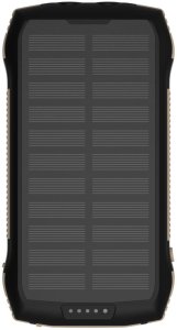 Powerbank Vinnic Vinnic SACA PEAK Solar Powerbank 20.000mAh IP65 1xC 3xA, black 1