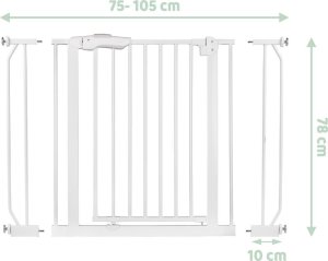 Nukido Barierka bramka zabezpieczająca biała Nukido 718000 4
