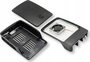 Raspberry Pi Raspberry Gehäuse Original für 5B Schwarz/Grau 2