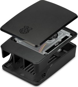 Raspberry Pi Raspberry Gehäuse Original für 5B Schwarz/Grau 3