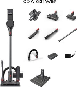 Odkurzacz pionowy Air Essence Air Essence Storm bezprzewodowy, stojący, pionowy odkurzacz, 230AW mocy ssącej 4