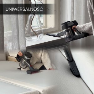 Odkurzacz pionowy Air Essence Air Essence Storm bezprzewodowy, stojący, pionowy odkurzacz, 230AW mocy ssącej 8