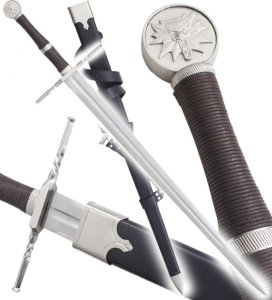 Special Replicas WIELKI MIECZ GERALTA INSPIROWANY WIEDŹMIN THE WITCHER Z POCHWĄ 9320 OSTRY 7