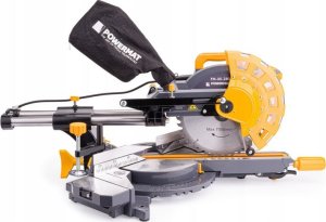 Powermat Piła ukośna pilarka ukośnica do drewna laser 2400W Powermat PM-UK-2400M 3