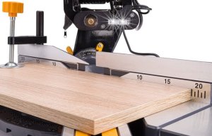 Powermat Piła ukośna pilarka ukośnica do drewna laser 2400W Powermat PM-UK-2400M 8