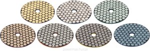 Powermat Tarcza diamentowa zestaw do szlifowania gresu dysk Powermat PM-DPP-100TS 3