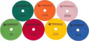Powermat Tarcza diamentowa zestaw do szlifowania gresu dysk Powermat PM-DPP-100TM 3