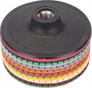 Powermat Tarcza diamentowa zestaw do szlifowania gresu dysk Powermat PM-DPP-100TM 5