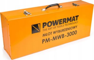 Powermat MŁOT Wyburzeniowy Udarowy do Kucia 45J HEX 3000W Powermat PM-MWB-3000 4