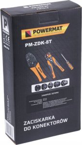 Powermat Zaciskarka tulejek końcówek 5 matryc ściągacz Powermat PM-ZDK-8T 15