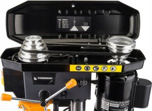 Wiertarka Powermat Wiertarka stołowa słupowa kolumnowa 1600w + imadło POWERMAT PM-WS-1600M 5