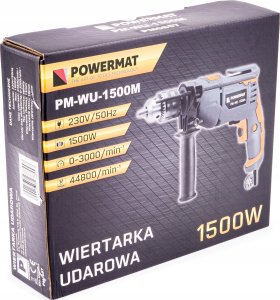 Wiertarka Powermat Wiertarka udarowa elektryczna 1500W moc udar mocna Powermat PM-WU-1500M 9