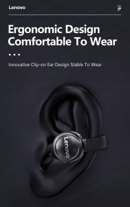 Słuchawki Lenovo Lenovo X20 Ear Clip TWS 4