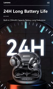 Słuchawki Lenovo Lenovo X20 Ear Clip TWS 8