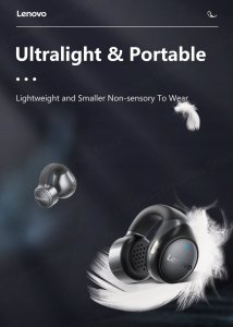 Słuchawki Lenovo Lenovo X20 Ear Clip TWS 9