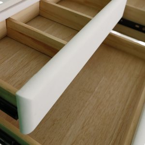 Hedo Toaletka kosmetyczna LED Marmurek/ Komplet mebli blat 80 cm Ana - kolor biały 6