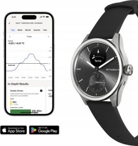 Smartwatch Withings Withings Scanwatch 2 - zegarek z funkcją EKG, pomiarem pulsu i SPO2 oraz mierzeniem aktywności fizycznej i snu (42mm, black) 3