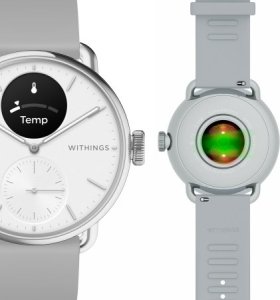 Smartwatch Withings Withings Scanwatch 2 - zegarek z funkcją EKG, pomiarem pulsu i SPO2 oraz mierzeniem aktywności fizycznej i snu (38mm, white) 2