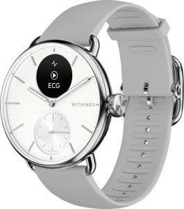 Smartwatch Withings Withings Scanwatch 2 - zegarek z funkcją EKG, pomiarem pulsu i SPO2 oraz mierzeniem aktywności fizycznej i snu (38mm, white) 1