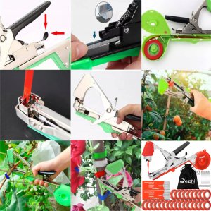 Delphi Tools TAPENER ZSZYWACZ OGRODNICZY SZKÓŁKARSKI DO WIĄZANIA ROŚLIN 25xTAŚMA ZSZYWKI 2
