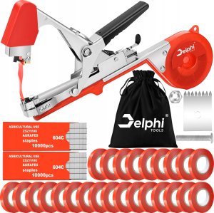 Delphi Tools TAPENER ZSZYWACZ OGRODNICZY SZKÓŁKARSKI DO WIĄZANIA ROŚLIN 25xTAŚMA ZSZYWKI 3
