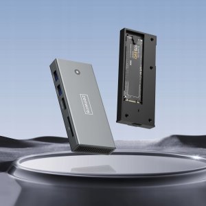 HUB USB Zenwire HUB Kieszeń Obudowa dysk SSD M2 NVME PCIE SATA Ngff USB-C TF SD Adapter M.2 10GBps Zenwire MC401 4