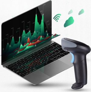 Czytnik kodów kreskowych Zenwire Czytnik Skaner Kodów Kreskowych Stacjonarny Laserowy EAN USB Przewodowy 1D J13 5
