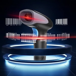 Czytnik kodów kreskowych Zenwire Czytnik Skaner Kodów Kreskowych Stacjonarny Laserowy EAN USB Przewodowy 1D J13 6