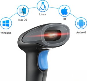 Czytnik kodów kreskowych Zenwire Czytnik Skaner Kodów Kreskowych EAN USB Bezprzewodowy 1D Ręczny Zenwire WJ13 13